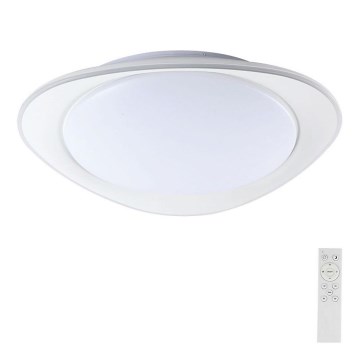 Himmennettävä LED-kattovalaisin LED/40W/230V 3000-6500K 45 cm valkoinen + kauko-ohjaus