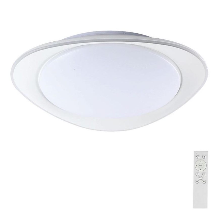 Himmennettävä LED-kattovalaisin LED/40W/230V 3000-6500K 45 cm valkoinen + kauko-ohjaus