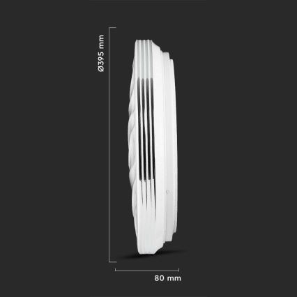Himmennettävä LED-kattovalaisin LED/40W/230V 3000K/4000K/6500K halkaisija 39,5 cm + kauko-ohjaus