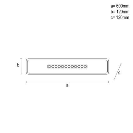 Himmennettävä LED-kattovalaisin LED/42W/230V 3000-6500K valkoinen + kauko-ohjaus