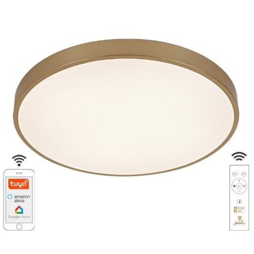 Himmennettävä LED-kattovalaisin LED/48W/230V 2700-6500K Wi-Fi Tuya + kauko-ohjaus