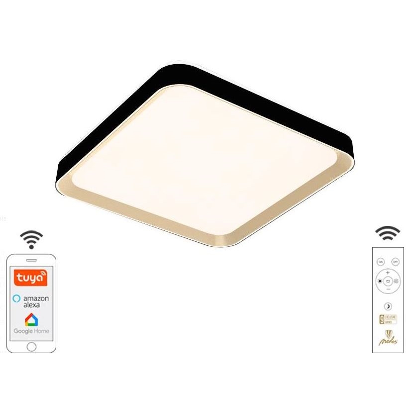Himmennettävä LED-kattovalaisin LED/48W/230V 2700-6500K Wi-Fi Tuya + kauko-ohjaus