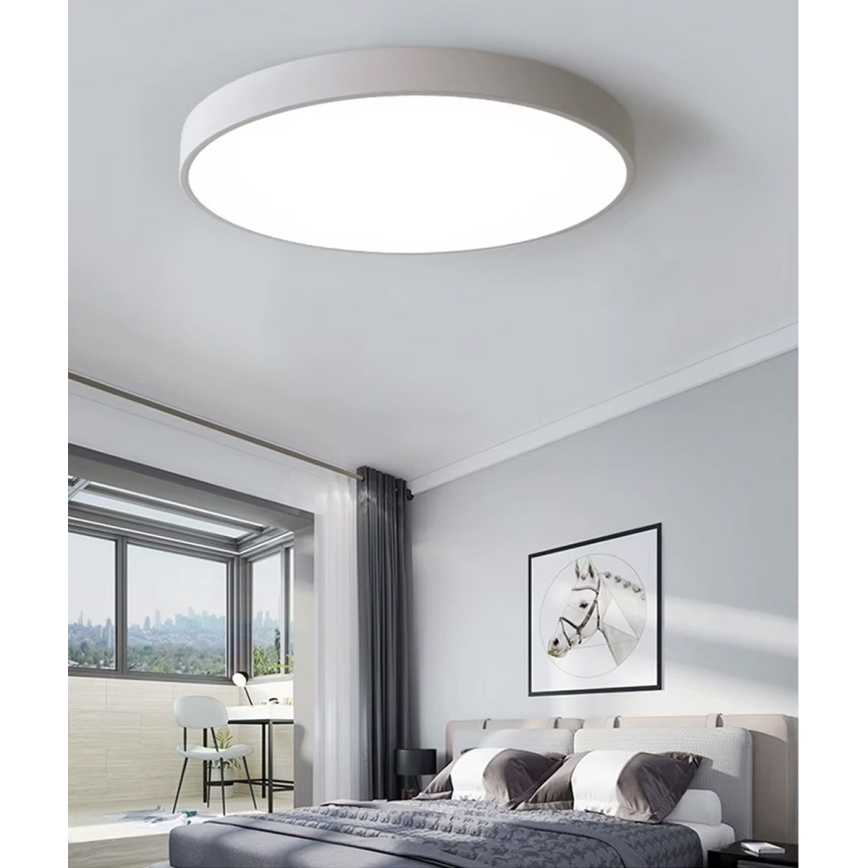 Himmennettävä LED-kattovalaisin LED/50W/230V 3000-6500K halkaisija 50 cm valkoinen + kauko-ohjaus