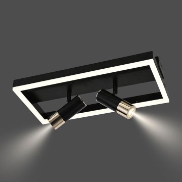 Himmennettävä LED-kattovalaisin LED/50W/230V 3000-6500K musta + kauko-ohjaus
