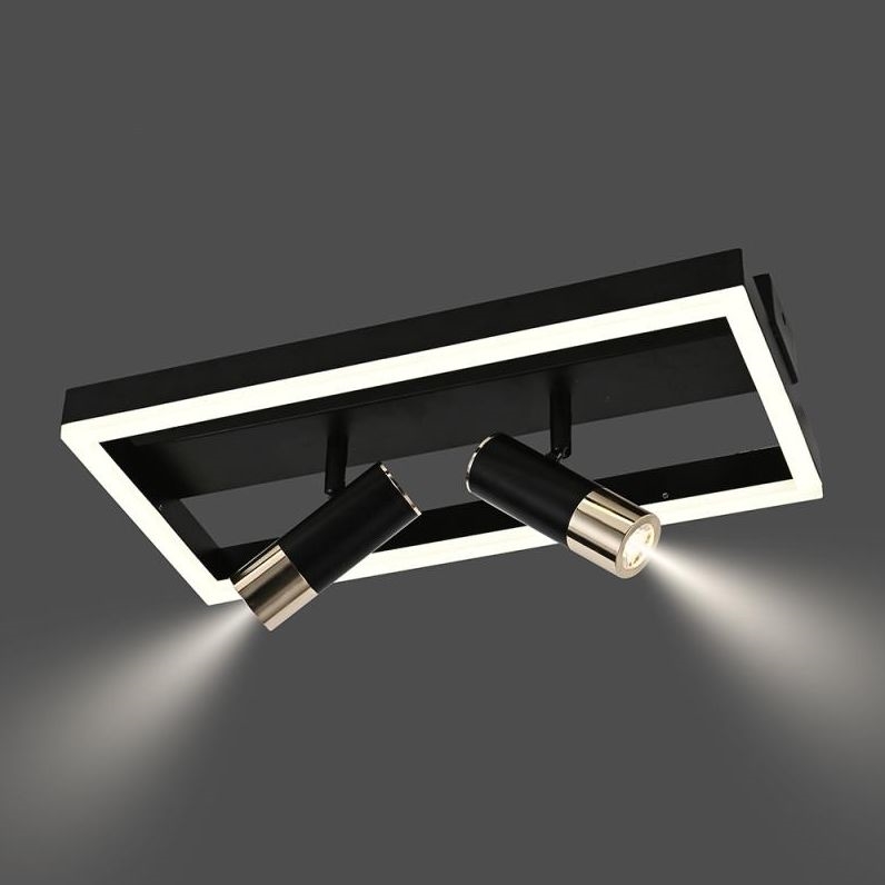 Himmennettävä LED-kattovalaisin LED/50W/230V 3000-6500K musta + kauko-ohjaus
