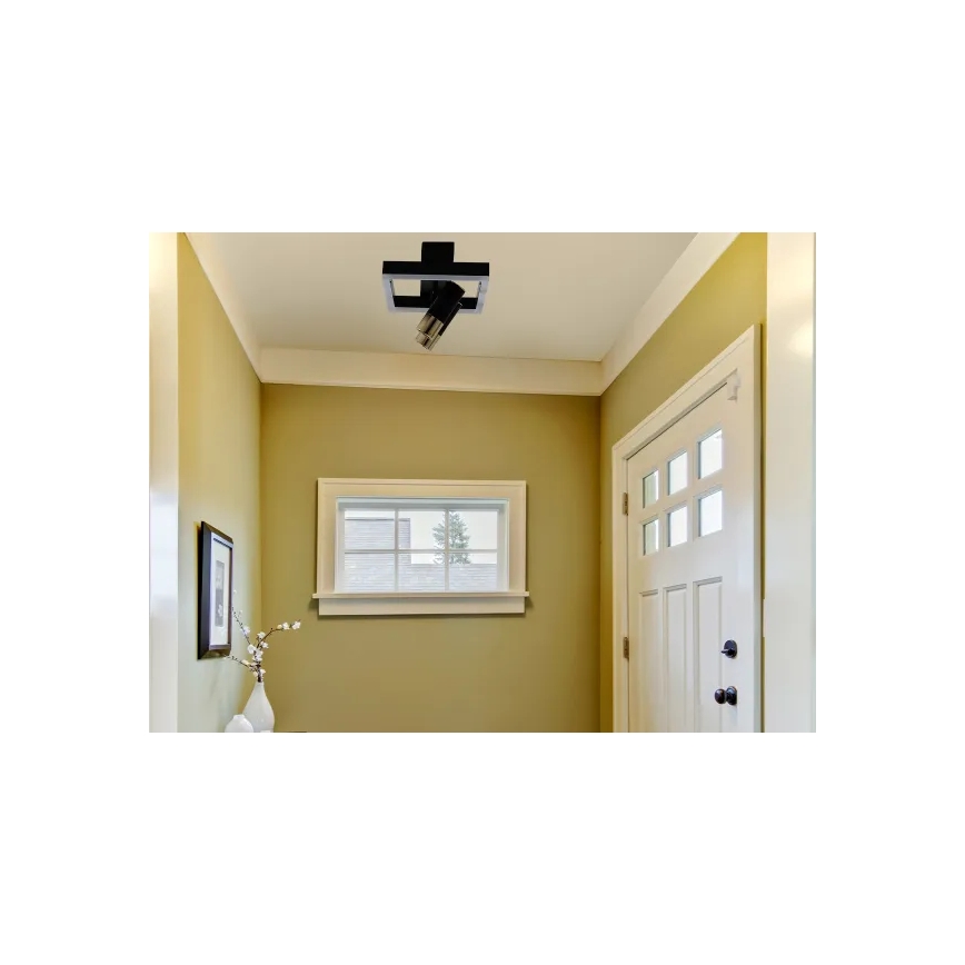 Himmennettävä LED-kattovalaisin LED/50W/230V 3000-6500K musta + kauko-ohjaus