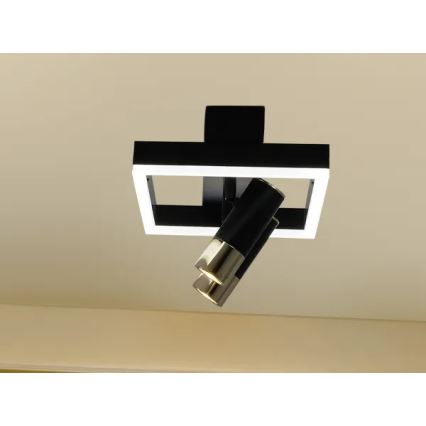 Himmennettävä LED-kattovalaisin LED/50W/230V 3000-6500K musta + kauko-ohjaus