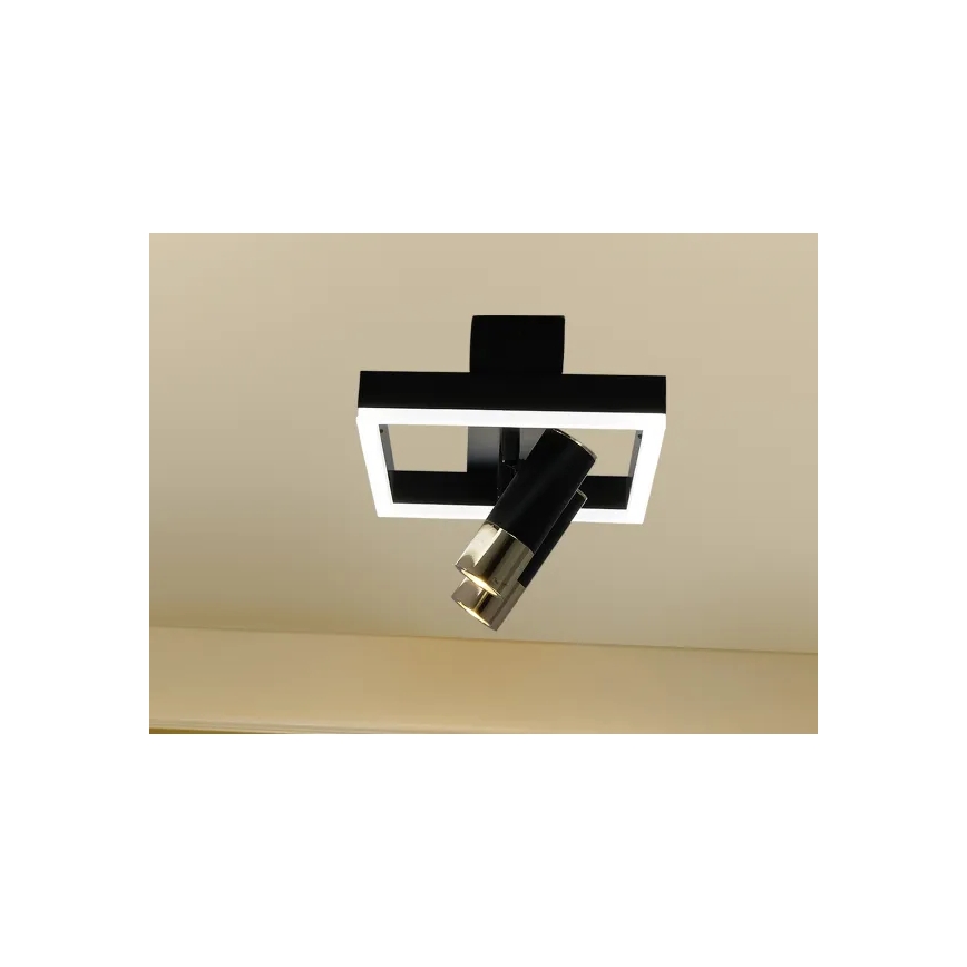 Himmennettävä LED-kattovalaisin LED/50W/230V 3000-6500K musta + kauko-ohjaus