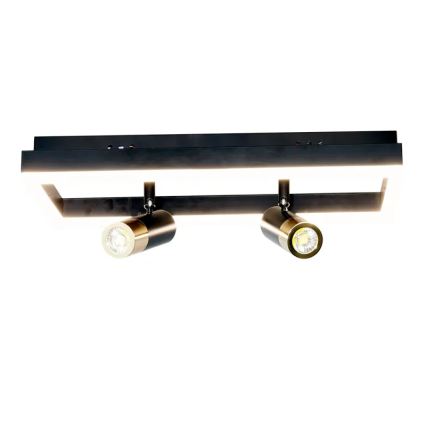 Himmennettävä LED-kattovalaisin LED/50W/230V 3000-6500K musta + kauko-ohjaus