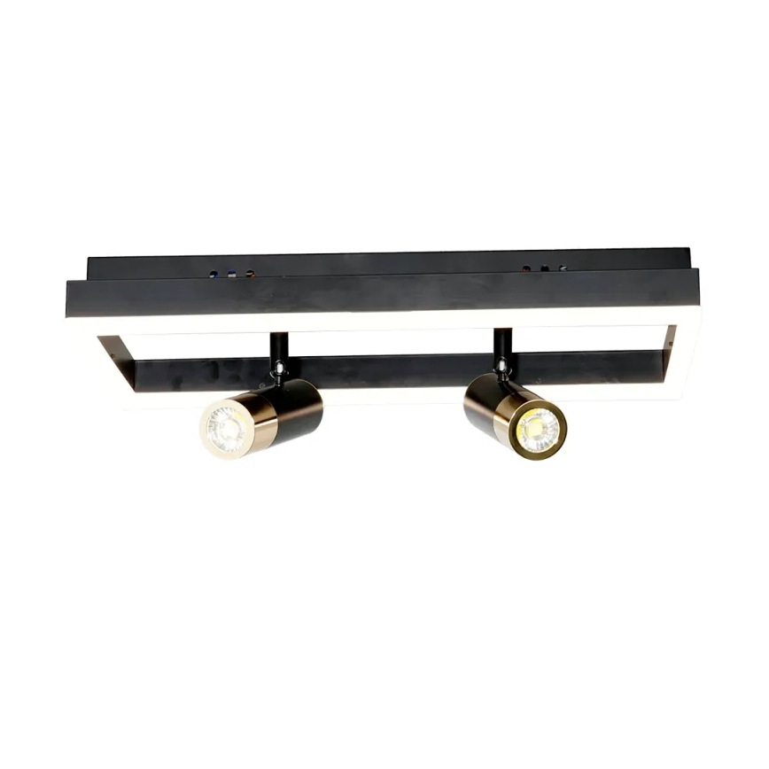 Himmennettävä LED-kattovalaisin LED/50W/230V 3000-6500K musta + kauko-ohjaus