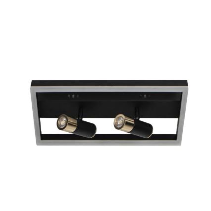 Himmennettävä LED-kattovalaisin LED/50W/230V 3000-6500K musta + kauko-ohjaus