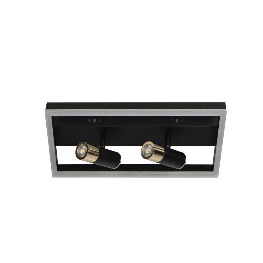Himmennettävä LED-kattovalaisin LED/50W/230V 3000-6500K musta + kauko-ohjaus