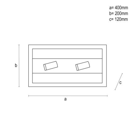 Himmennettävä LED-kattovalaisin LED/50W/230V 3000-6500K musta + kauko-ohjaus