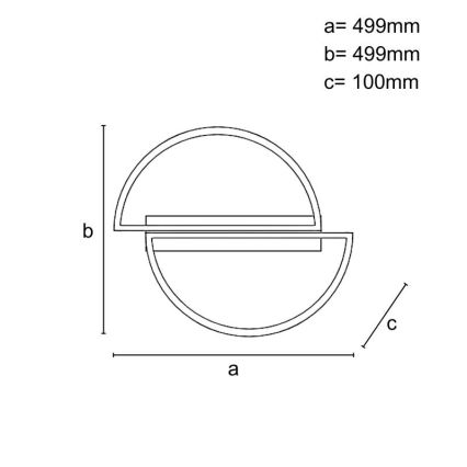 Himmennettävä LED-kattovalaisin LED/55W/230V 3000-6500K + kaukosäädin