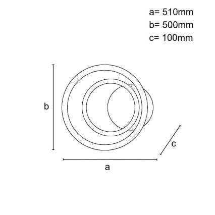 Himmennettävä LED-kattovalaisin LED/55W/230V 3000-6500K + kaukosäädin