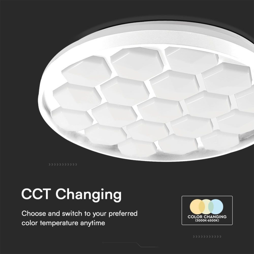 Himmennettävä LED-kattovalaisin LED/60W/230V 3000/4000/6500K + kauko-ohjaus