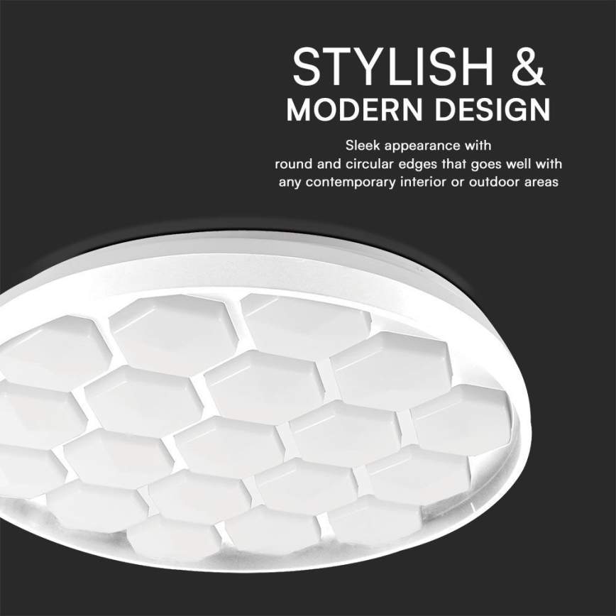 Himmennettävä LED-kattovalaisin LED/60W/230V 3000/4000/6500K + kauko-ohjaus