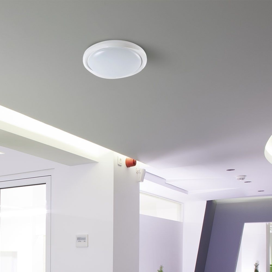 Himmennettävä LED-kattovalaisin LED/60W/230V 3000-6500K 49,2 cm valkoinen + kauko-ohjaus
