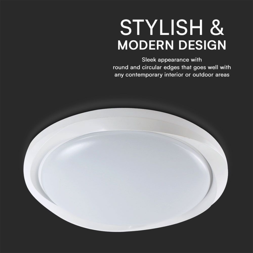 Himmennettävä LED-kattovalaisin LED/60W/230V 3000-6500K 49,2 cm valkoinen + kauko-ohjaus
