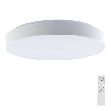 Himmennettävä LED-kattovalaisin LED/60W/230V 3000-6500K 49,5 cm valkoinen + kauko-ohjaus