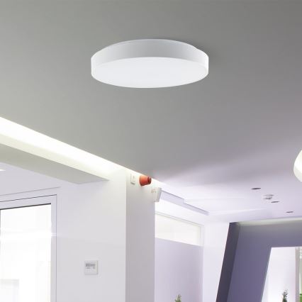 Himmennettävä LED-kattovalaisin LED/60W/230V 3000-6500K 49,5 cm valkoinen + kauko-ohjaus