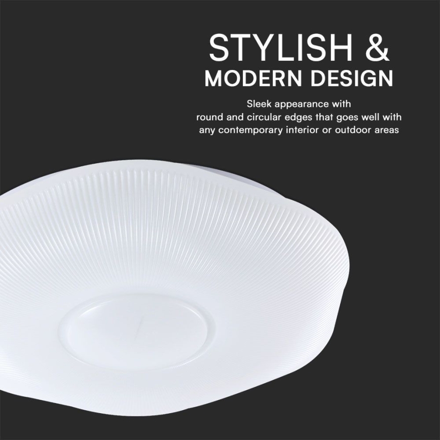 Himmennettävä LED-kattovalaisin LED/60W/230V 3000-6500K 50 cm valkoinen + kauko-ohjaus