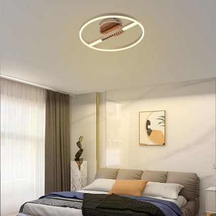 Himmennettävä LED-kattovalaisin LED/60W/230V 3000-6500K + kauko-ohjaus