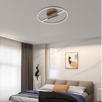 Himmennettävä LED-kattovalaisin LED/60W/230V 3000-6500K + kauko-ohjaus