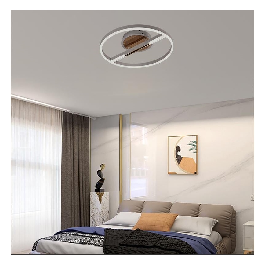 Himmennettävä LED-kattovalaisin LED/60W/230V 3000-6500K + kauko-ohjaus