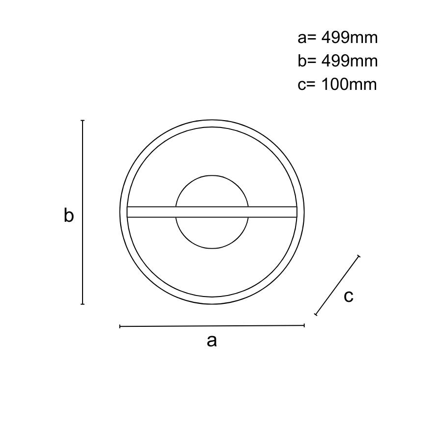 Himmennettävä LED-kattovalaisin LED/60W/230V 3000-6500K + kauko-ohjaus