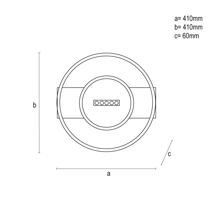 Himmennettävä LED-kattovalaisin LED/60W/230V 3000-6500K + kauko-ohjaus