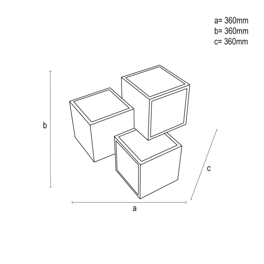 Himmennettävä LED-kattovalaisin LED/60W/230V 3000-6500K + kauko-ohjaus