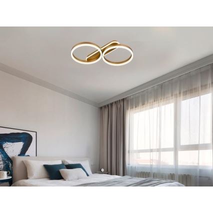 Himmennettävä LED-kattovalaisin LED/60W/230V 3000-6500K + kaukosäädin