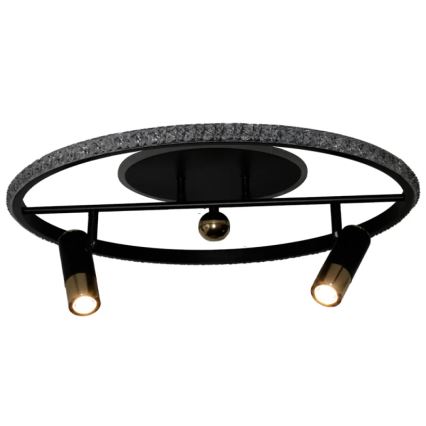 Himmennettävä LED-kattovalaisin LED/60W/230V 3000-6500K musta + kauko-ohjaus