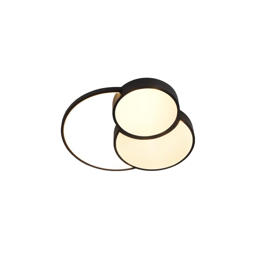 Himmennettävä LED-kattovalaisin LED/60W/230V 3000-6500K musta + kauko-ohjaus