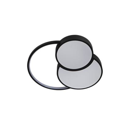 Himmennettävä LED-kattovalaisin LED/60W/230V 3000-6500K musta + kauko-ohjaus