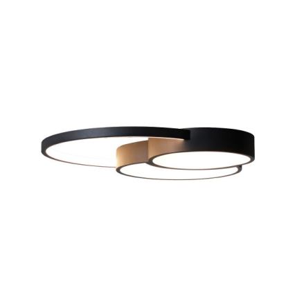Himmennettävä LED-kattovalaisin LED/60W/230V 3000-6500K musta + kauko-ohjaus