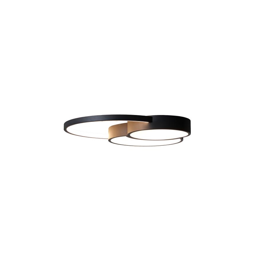 Himmennettävä LED-kattovalaisin LED/60W/230V 3000-6500K musta + kauko-ohjaus