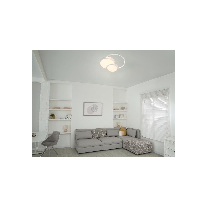 Himmennettävä LED-kattovalaisin LED/60W/230V 3000-6500K valkoinen + kauko-ohjaus