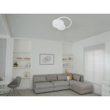 Himmennettävä LED-kattovalaisin LED/60W/230V 3000-6500K valkoinen + kauko-ohjaus