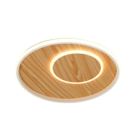 Himmennettävä LED-kattovalaisin LED/65W/230V 3000-6500K ruskea + kauko-ohjaus