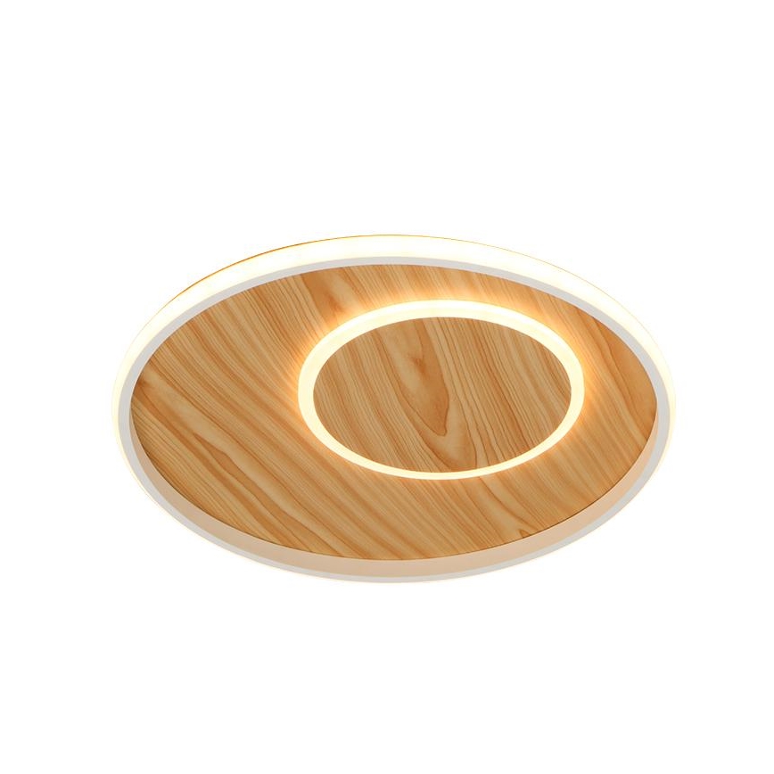 Himmennettävä LED-kattovalaisin LED/65W/230V 3000-6500K ruskea + kauko-ohjaus