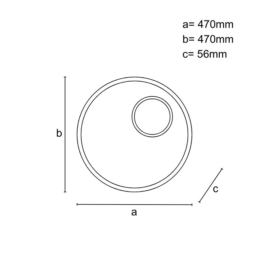 Himmennettävä LED-kattovalaisin LED/65W/230V 3000-6500K ruskea + kauko-ohjaus
