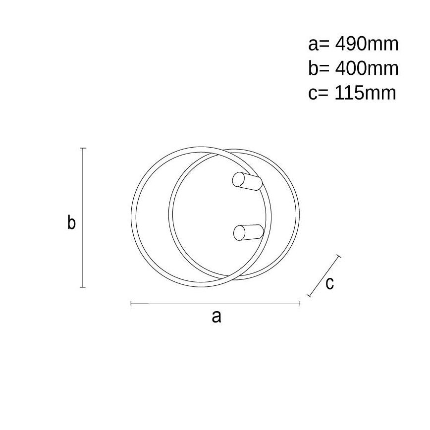 Himmennettävä LED-kattovalaisin LED/65W/230V 3000-6500K valkoinen + kauko-ohjaus