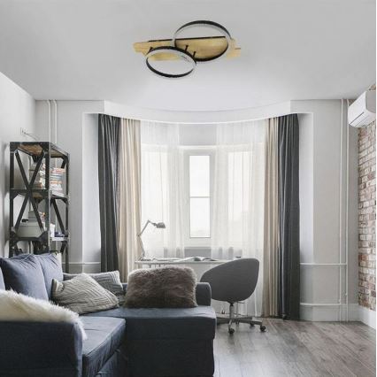 Himmennettävä LED-kattovalaisin LED/70W/230V 3000-6500K tammi + kauko-ohjaus
