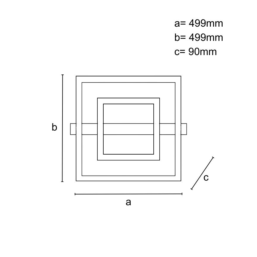 Himmennettävä LED-kattovalaisin LED/70W/230V 3000-6500K + kaukosäädin
