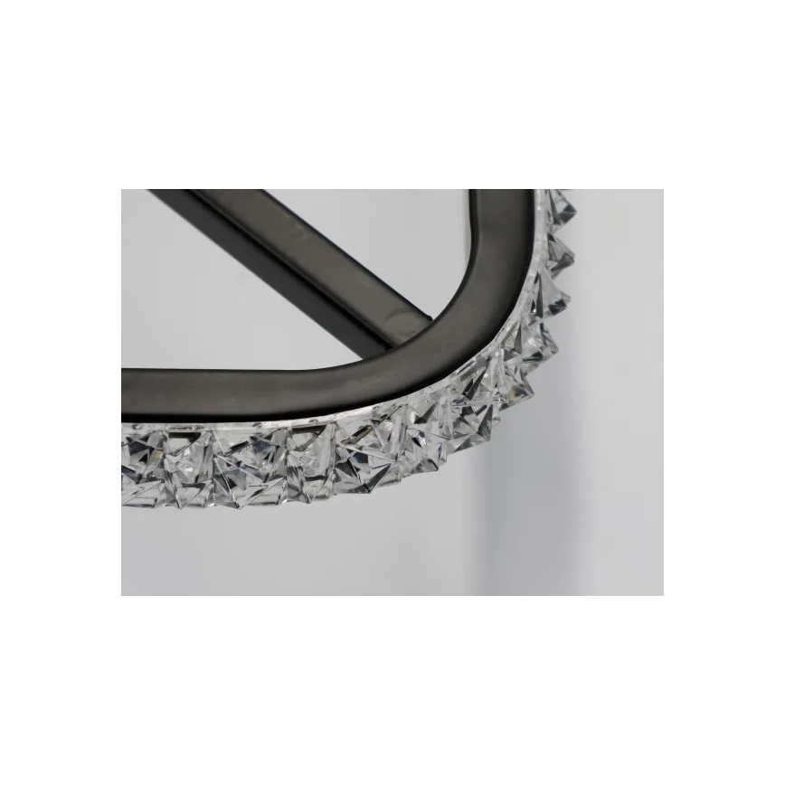 Himmennettävä LED-kattovalaisin LED/70W/230V 3000-6500K musta + kauko-ohjaus
