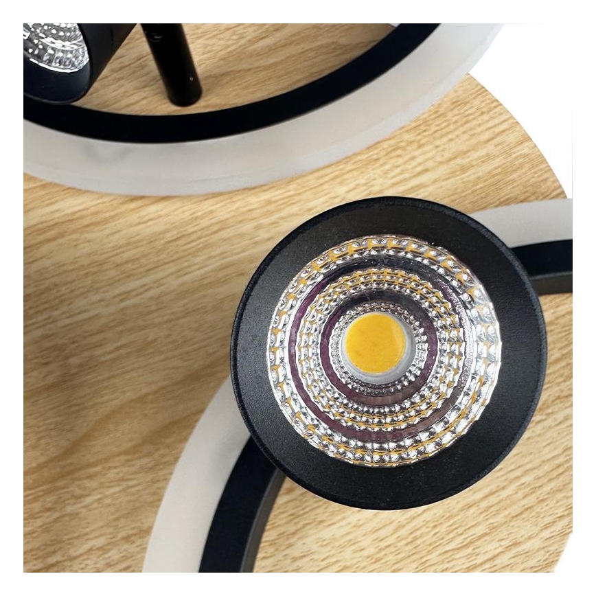 Himmennettävä LED-kattovalaisin LED/70W/230V 3000-6500K musta/ruskea + kauko-ohjaus