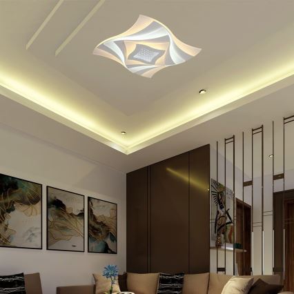 Himmennettävä LED-kattovalaisin LED/75W/230V 3000-6500K + kauko-ohjaus