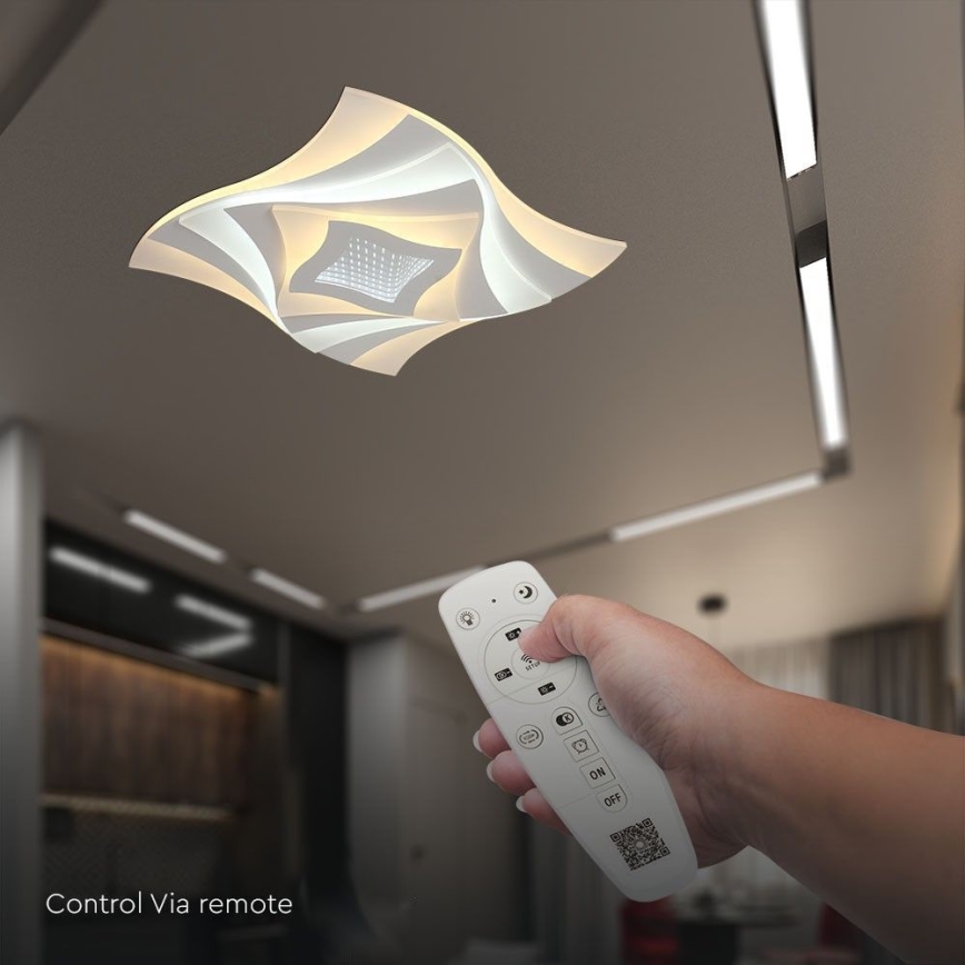 Himmennettävä LED-kattovalaisin LED/75W/230V 3000-6500K + kauko-ohjaus